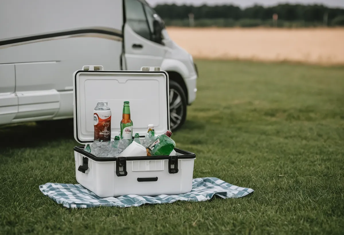 Wohnwagen-Mover Antriebsrolle am Reifen eines Caravans