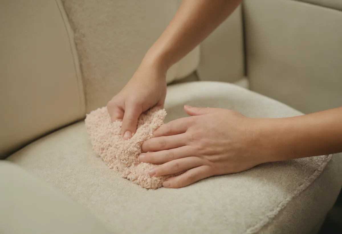 Reinigung von Wohnwagen-Sitzpolstern