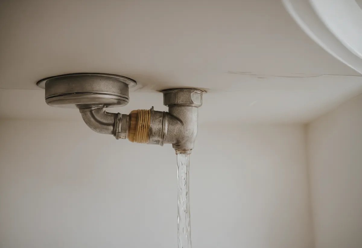 Wasserfilter von Alb Filter eingebaut in der Wohnwagen-Wasseranlage