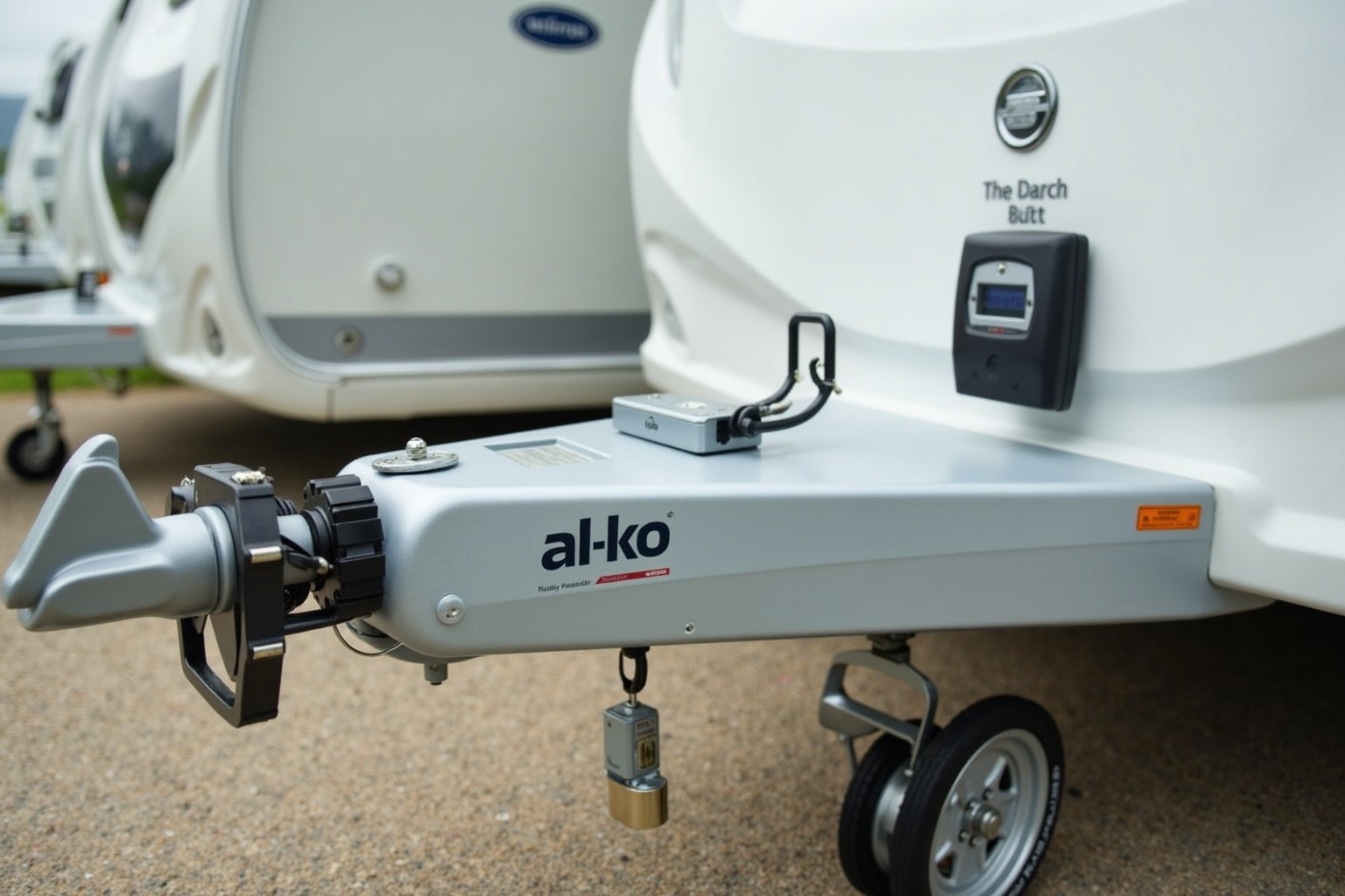 AL-KO Safety Diebstahlsicherung an einer Wohnwagen-Deichsel