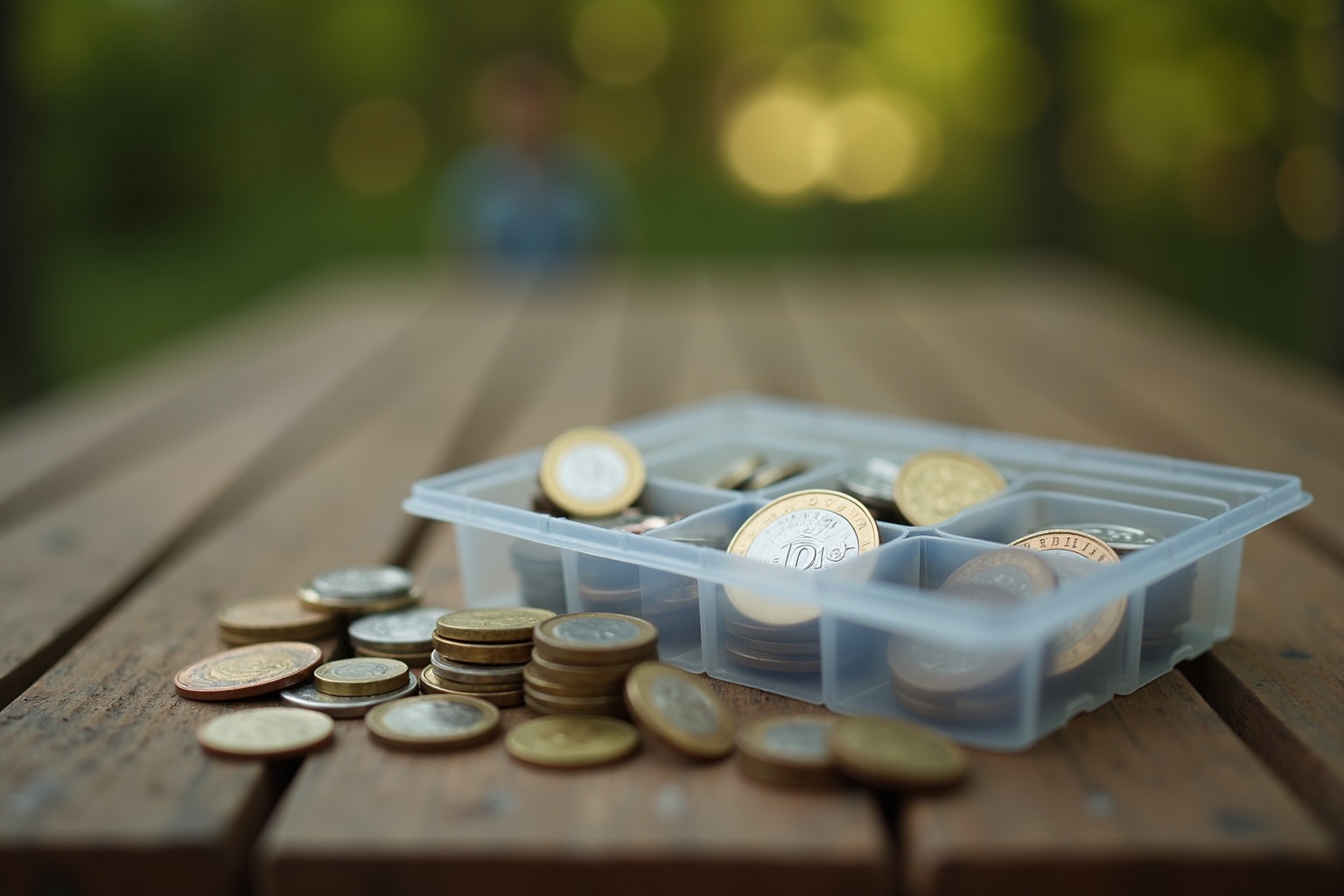 Münzen und Kleingeld-Sammler
