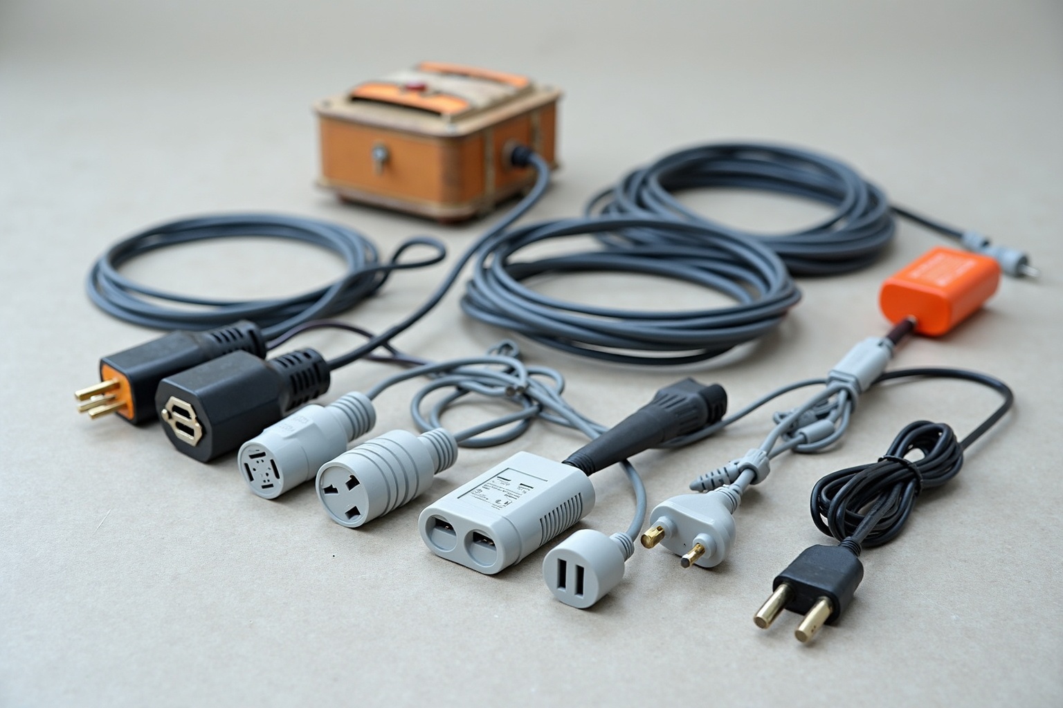 CEE-Stromkabel und Camping-Adapter