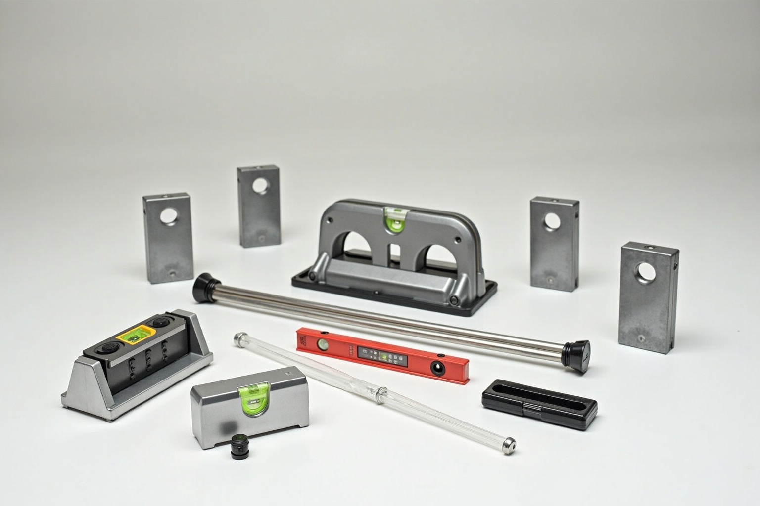 Wohnwagen-Zubehör ordentlich arrangiert auf einem Campingtisch